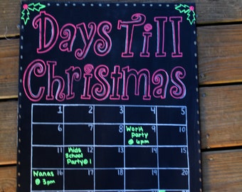 Days until santa | Etsy