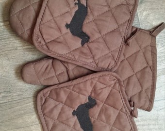 Weiner {wiener} dogs potholders
