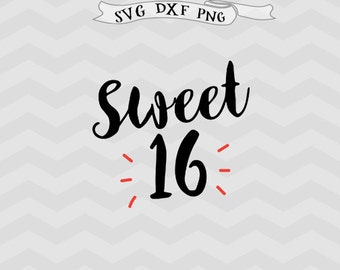 Free Free Sweet Sixteen Svg Free 244 SVG PNG EPS DXF File