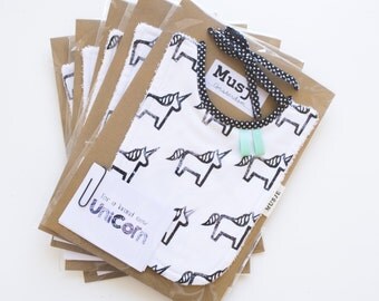 Bib for a brand new Unicorn / Slabbetje 'For a brand new Unicorn'