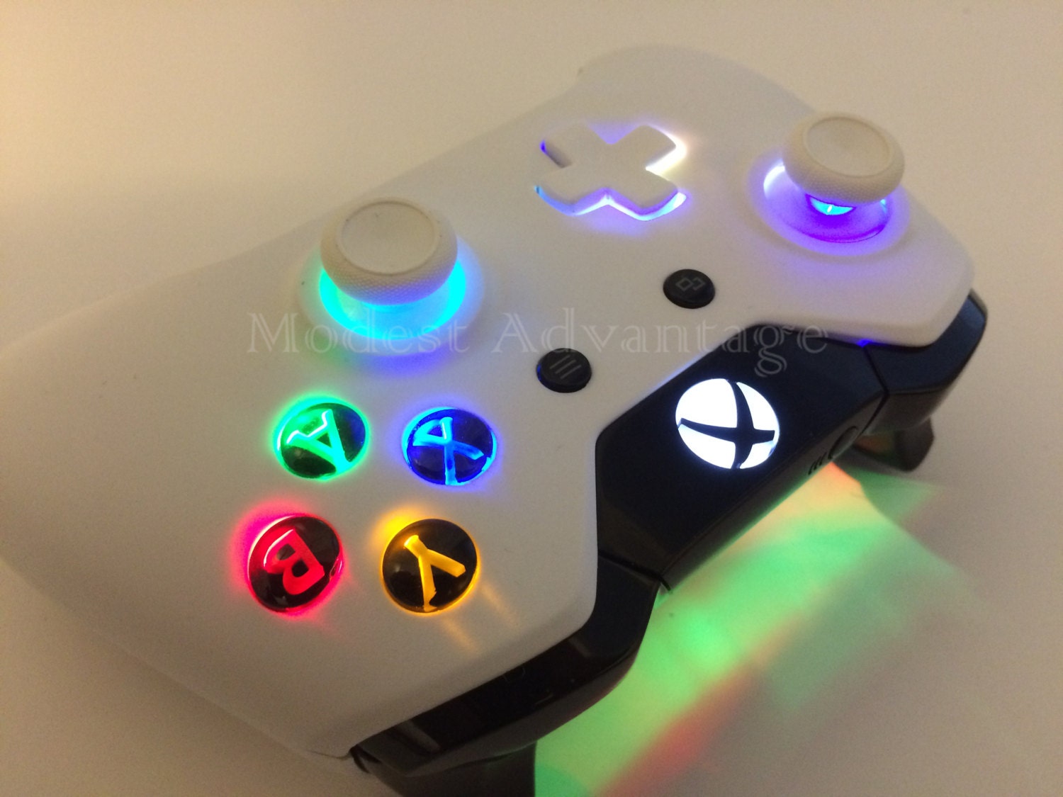 Xbox One controller underglow LED installation by ModestAdvantage