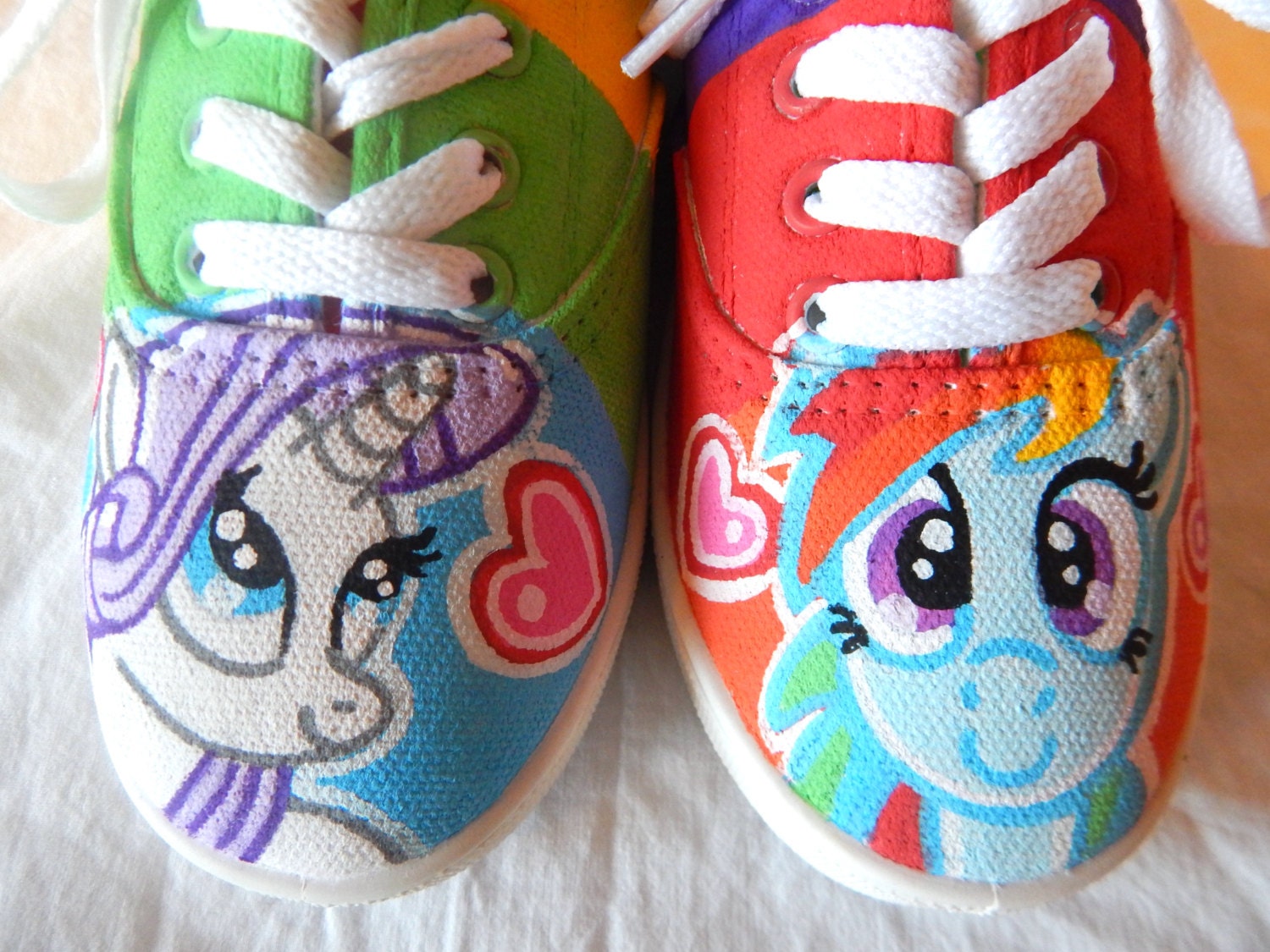 My Little Pony Shoes Painted Girls Shoes Painted by SoleBlissCo