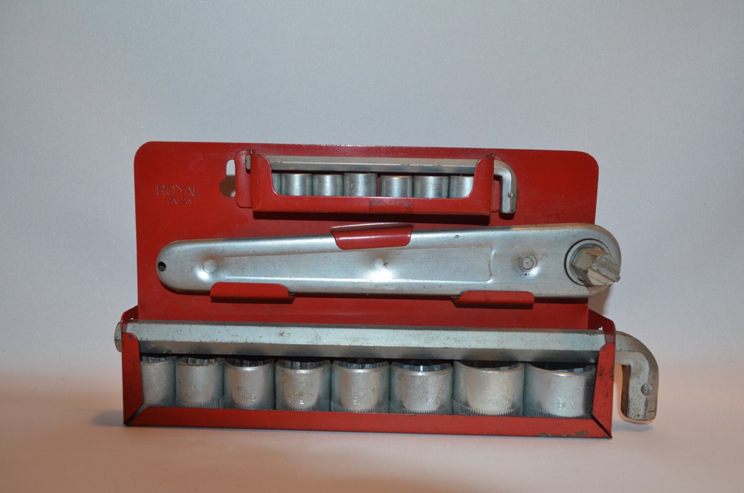 Royal Socket Set Made in Japan 1950's Vintage Tools