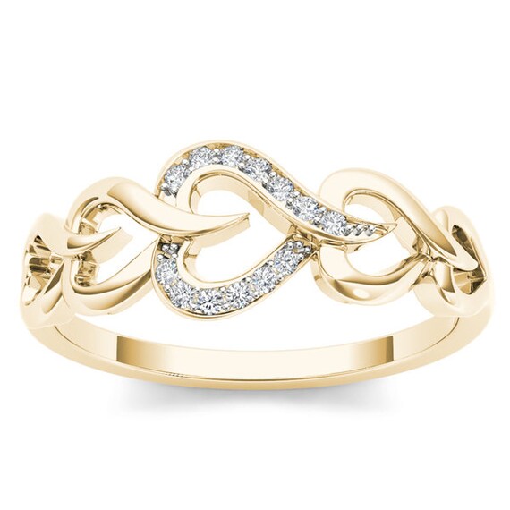 Solidified Ashes Ring Yellow Gold Pet Cremation Ash Jewelry