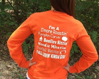 Fall shirt, Fall Lovin' Kinda Girl shirt, Womens clothing, It's Fall Yall shirt, Womens fall shirt