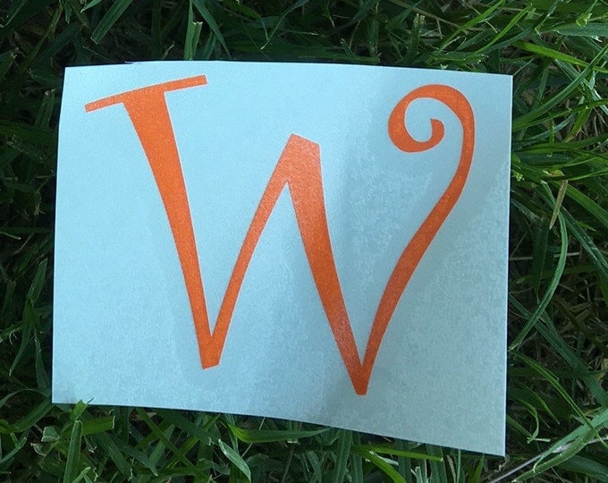 Single Letter Decal