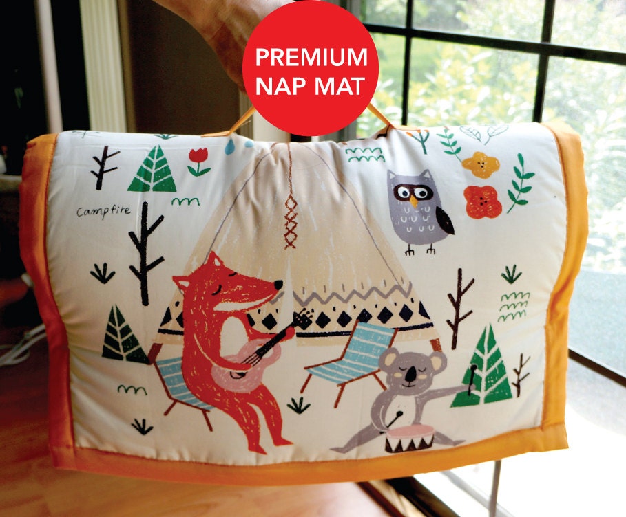 SALE Organic personalized Preschool nap mat Kids nap mat