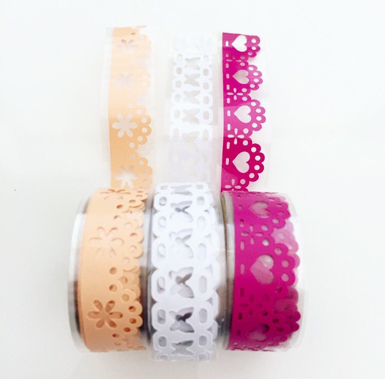 Selfadhesive Tape Deco Borders white