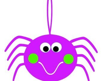Cute Spider SVG, Studio 3, DXF, EPS, ps and pdf Cutting Files for Electronic Cutting Machines
