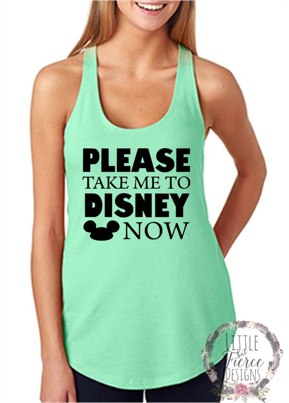 Disney Shirts // Please Take Me To Disney Now by LittleButFierceCo