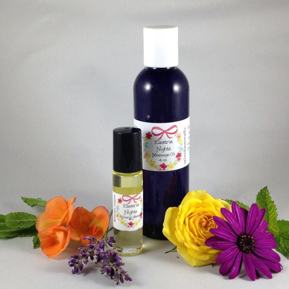 Couples Massage Gift Set Sensual Erotic by BotanicalDelight