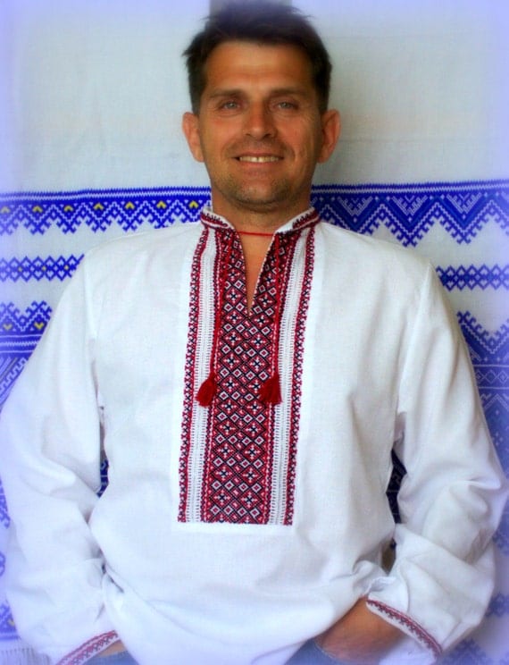 rushnichok - Vyshyvanka mens Ukrainian embroidered Shirt New Stylish ...
