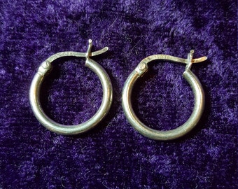 Sterling Silver Hoop