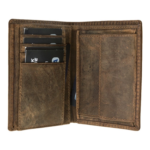 Men Wallet Genuine Leather Designer Unique Gift Wallets for