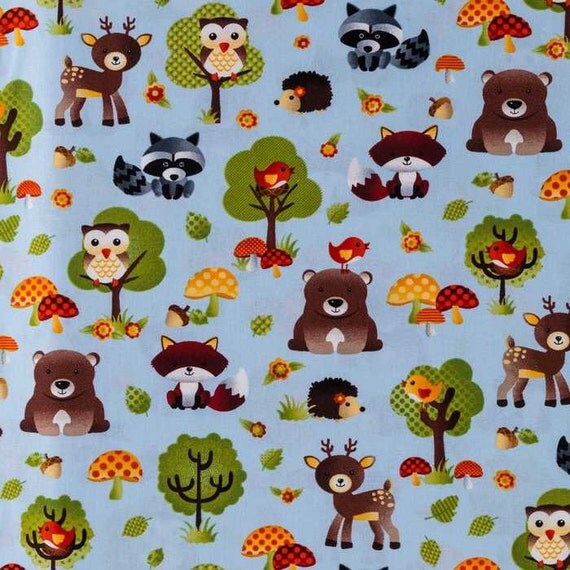 Forest Animals Valance 42 Inches Kids by ThatLilSouthernShop