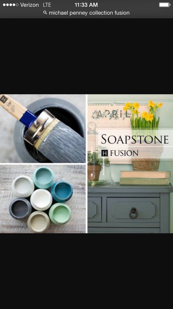 Soapstone 500ml pint fusion mineral paint from the michael
