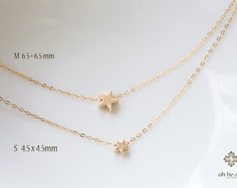 Dainty Star Necklace - dainty star necklace - minimal gold necklace - 14k gold filled necklace - simple jewelry-