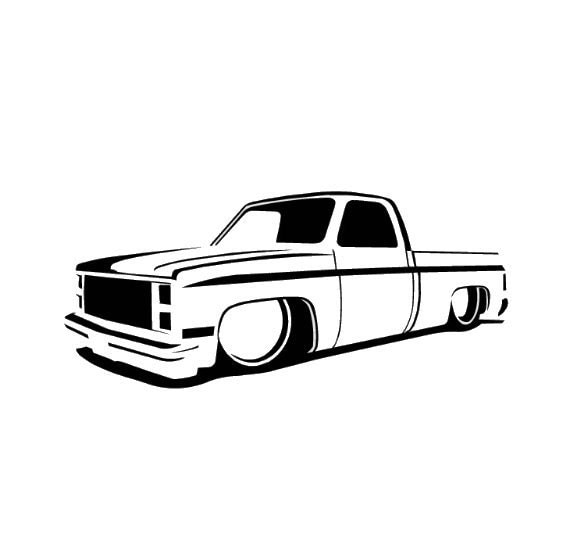 Free Free 255 Chevy Truck Silhouette Svg SVG PNG EPS DXF File