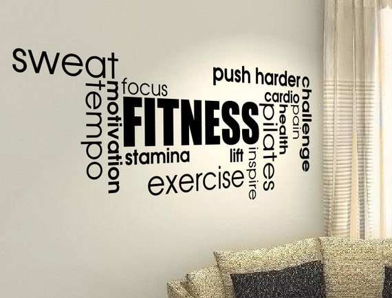 Fitness Pilates Motivational workout Gym by Stickersshopthree