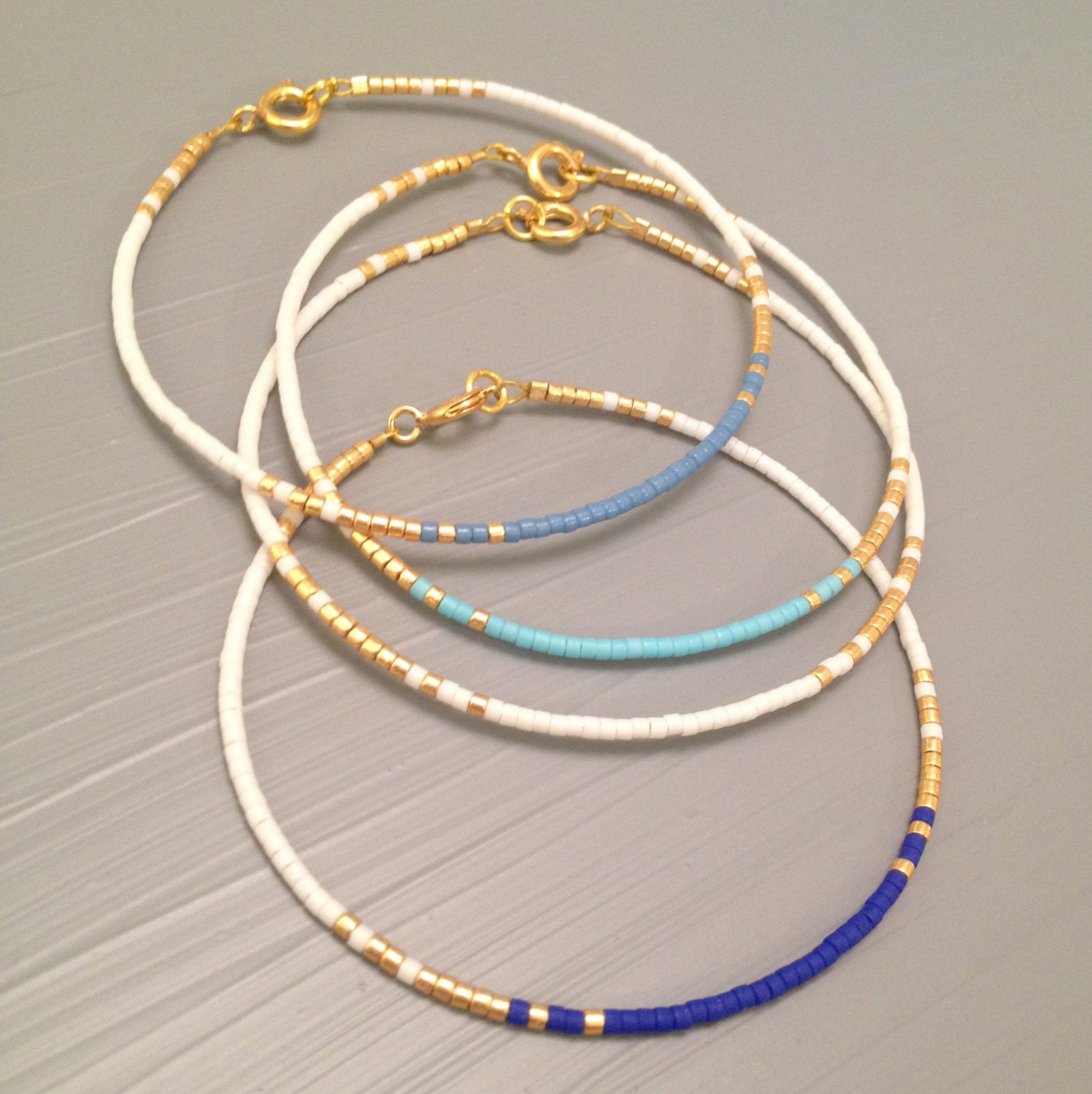Everyday bracelet tiny gold bracelet gold bead bracelet Every