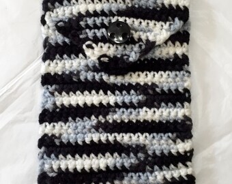 Crochet Kindle Cozy, Crocheted Kindle Case, Nook Sleeve, Crocheted Nook Case