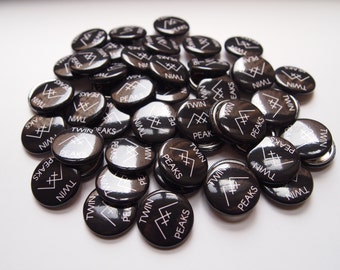Twin Peaks Pin Button 1-inch