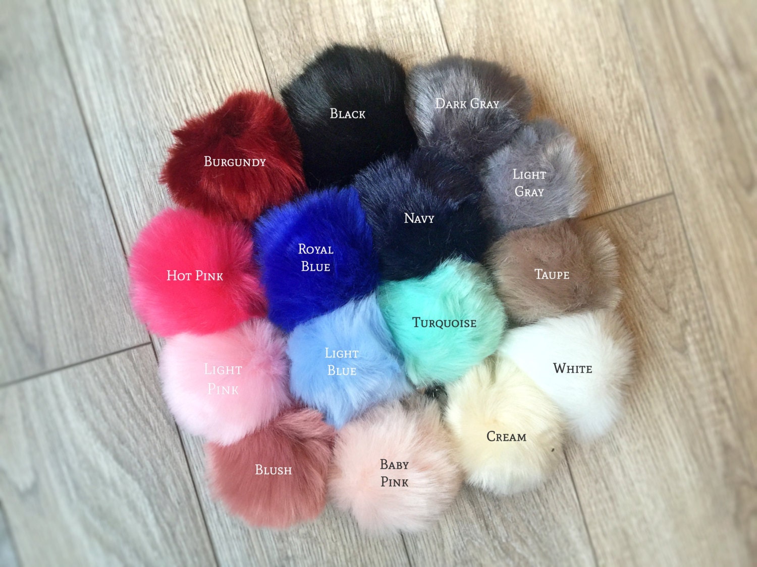 pom ring pom by fur key furry Faux Pom Pom chains accessoriesbyjamiep keychains