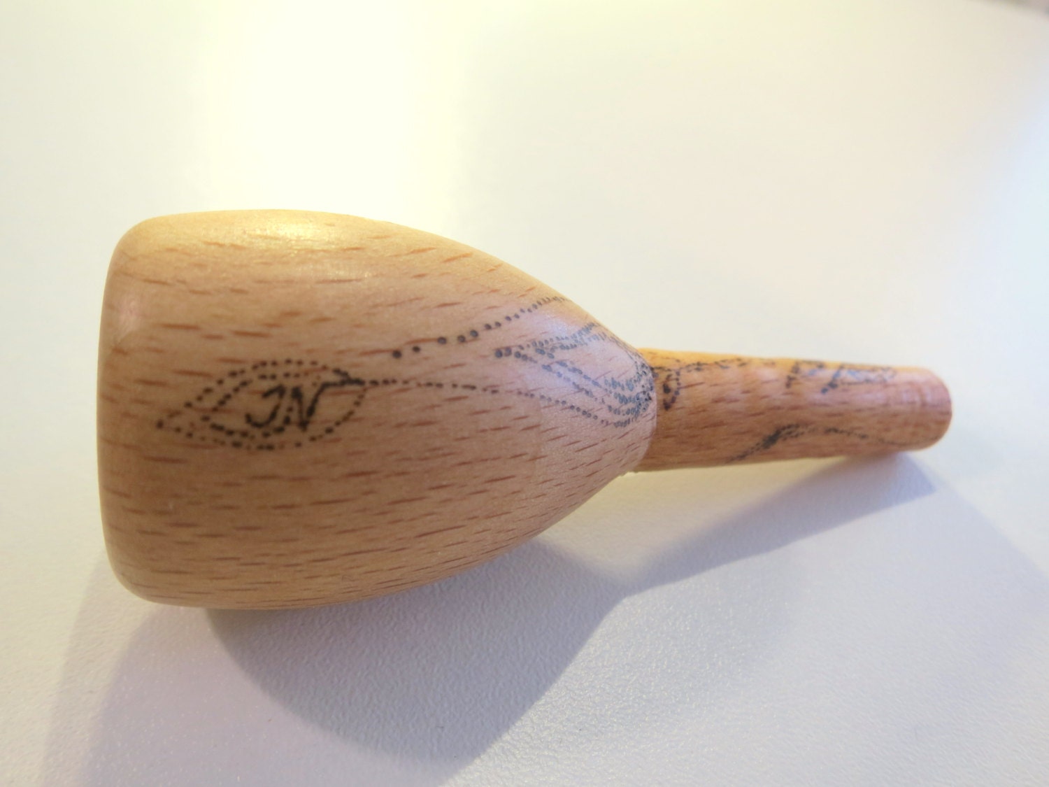 JeuNaturel wooden Trumpet mouthpiece 1C graphic series