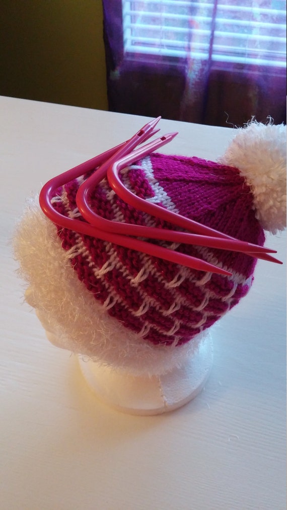 Neko Curved Double Pointed Knitting Needles Size US 11 Metric