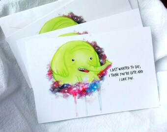 Cute Note Tree Trunks - Set of 3 note cards
