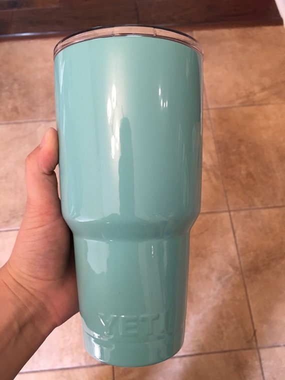 seafoam green yeti cup