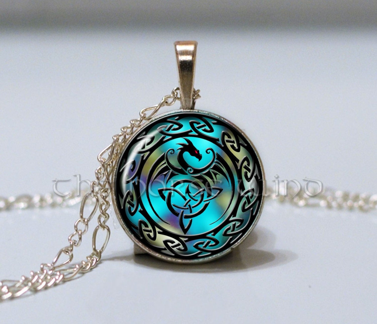 Celtic dragon pendant Clearance