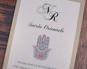 Henna Invitation, Henna Invitations, Moroccan Invitation, Moroccan Invitations, Moroccan Engagement Invitation, Henna Engagement Invites