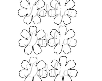 templates for flowers
