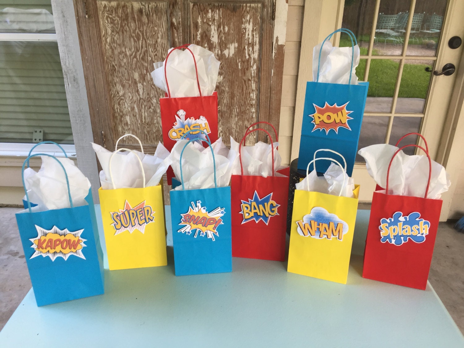 Super Hero Party Bags Super Hero Goody Bags Super Hero Word