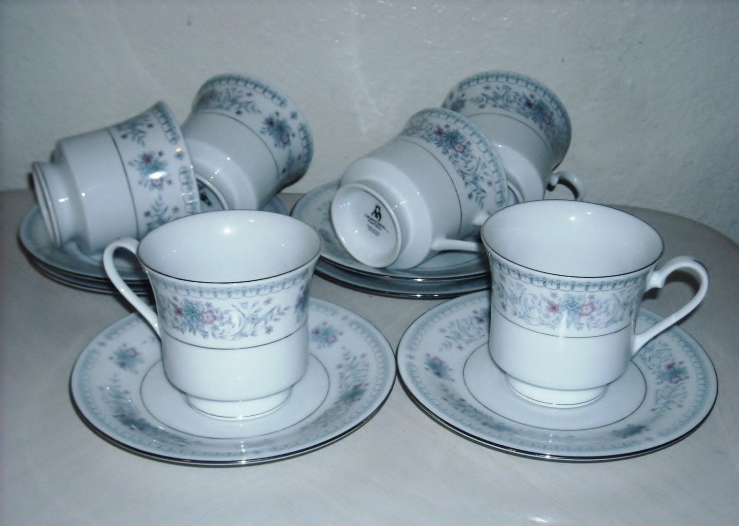 6 Sets Crown Ming Fine China Porcelain Jian Shiang by Blessed9680