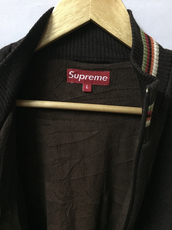 Supreme Vintage Rare Zipper Jacket Large Size by FOREVERANARCHY