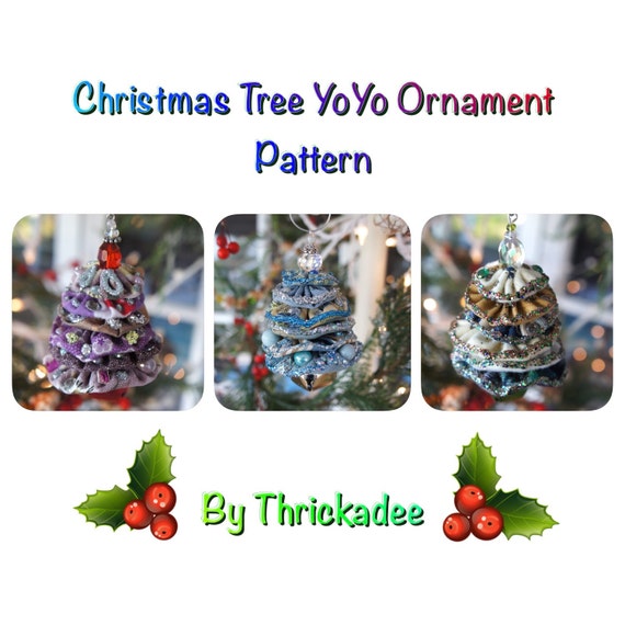 christmas tree yoyo ornament pattern christmas tree yoyo ornament pattern