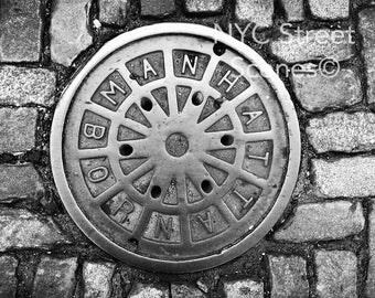 Manhattan Borough© - NYC B&W Print - NYC Street Scenes