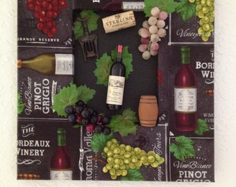 Wine Themed Fabric Etsy   Il 340x270.974598050 Qtly 