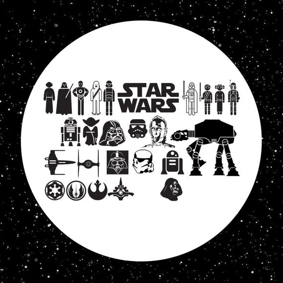 Download Star Wars Characters Set Cutting Files in Svg by ...