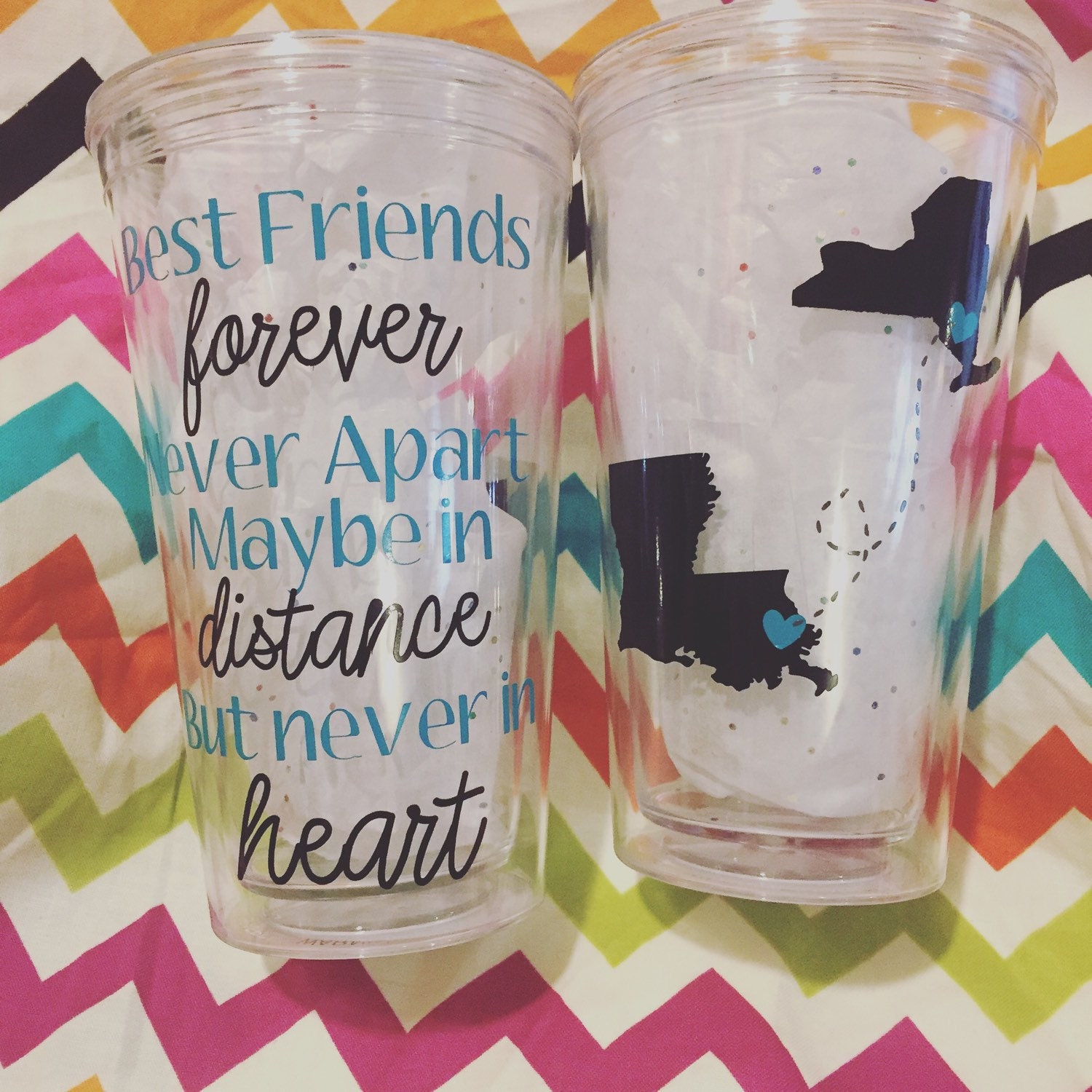 Best Friend Mugs/Tumblers Set of TWO