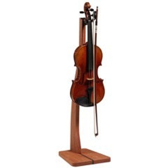 Wooden Violin Stand Cherry Maple Mahogany or Walnut