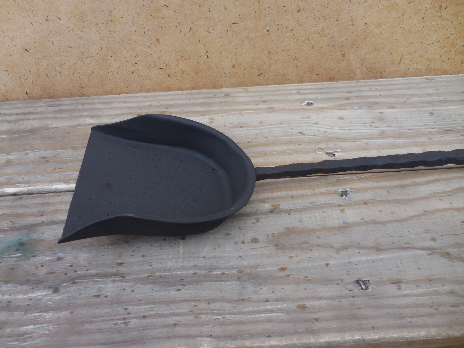 Hand fireplace shovel Wrought iron by SiberianWroughtIron