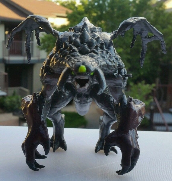Roshan statue figure inspired in Dota 2 by RDfigures on Etsy