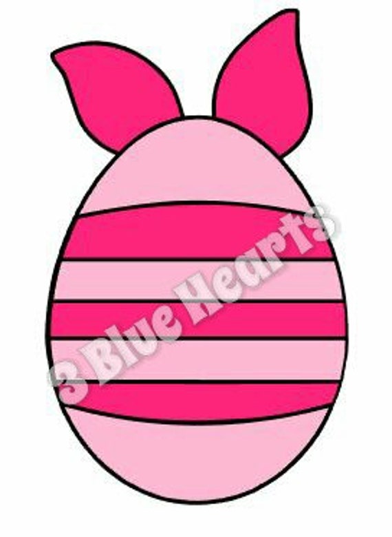 Download Piglet Easter Egg SVG Studio Disney SVG by 3BlueHeartsDesign