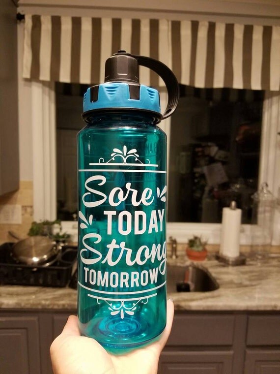 Items similar to Local pick up only, Water bottle, motivational bottle ...