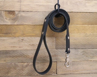 Dog leash, Handmade leather leash, Raven leather dog leash, Leash, Custom leash, Pet gift, Black leash, Pet gift, Dog supplies, Sturdy leash