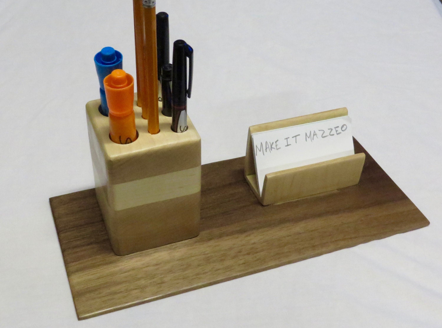 Office Business Card and Pen Holder
