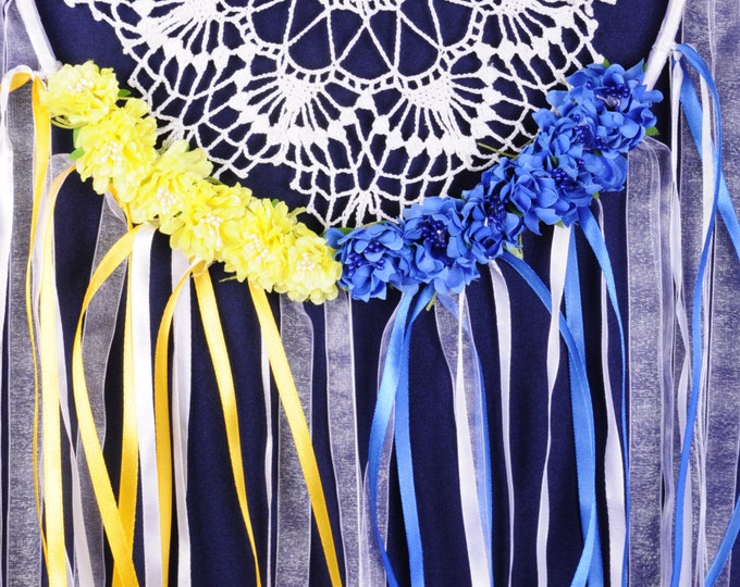 Dreamcatcher white Dream Catcher blue yellow Dreamcatcher New Dream сatcher gift idea yellow dreamcatchers boho dreamcatcher wall handmade